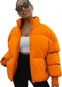 Chaqueta acolchada de burbujas con capucha de Otoño/Invierno para mujer de alta calidad con logotipo personalizable Diseño acolchado Precio al por mayor Servicio OEM - Product Image 4