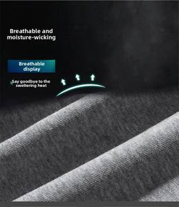 Pantalon décontracté pour homme T2 INTERNATIONAL, pantalon de sport pour garçons, pantalon en toile 100% coton, molleton écologique, séchage rapide - Product Image 6