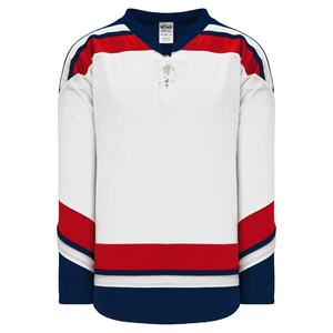 Maillot de hockey sur glace réversible personnalisé avec design et logo sublimés pour hommes, 100 % polyester - Product Image 4