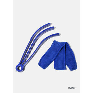 Piumino Blu per Pulizia con Manico e Testa in Microfibra di Cotone Chenille per Pulizia Auto A3shop Articoli Ufficiali - Product Image 2