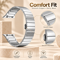 Bracelet de montre en acier inoxydable, bracelet de remplacement pour montre connectée, compatible avec Apple Watch Ultra, fabricant OEM