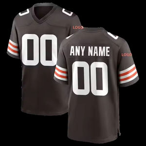 Customizable American <b>Football</b> Uniforms Breathable Short Sleeve Printed Plus Size Feature - Product Image 6