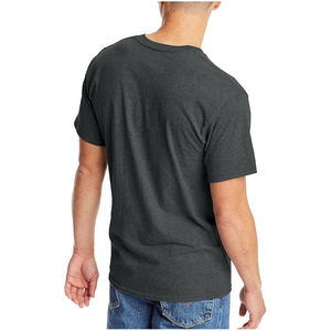 Camiseta de tendencia superior para hombre Camiseta de ajuste regular para hombre con algodón 220GSM 100% de alta calidad - Product Image 2
