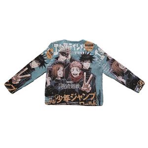 Premium DTG Printed Unisex Cotton Crewneck Fleece Sweatshirt Custom Logo Streetwear Anti-shrink 370g Vintage Style Men Winter - Product Image 2