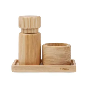 Ensemble de moulins à sel et à poivre rétro personnalisés VINGA, produit de merchandising élégant - Product Image 1