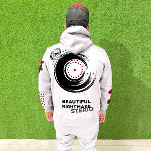 Conjunto de 2 Piezas para Hombre, Sudadera con Capucha y Pantalones Deportivos de Felpa, 100% Algodón Ecológico, Personalizable, Ropa Deportiva Funcional, Marca Privada - Product Image 2