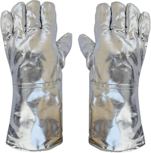 Guantes de Soldadura de Alta Temperatura de la Mejor Calidad, Guantes Resistentes al Calor Aluminizados, Guantes de Seguridad para Soldador, Diseño OEM - Product Image 6