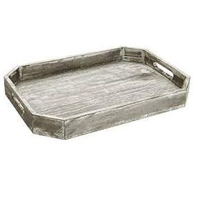 Plateau de service pour aliments et boissons Plateau en bois d'acacia sur mesure pour le stockage et l'organisation à la maison Plateau pour aliments - Product Image 4