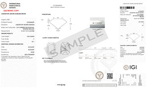 CVD 3.00 CT forme rayonnante diamant laboratoire cultivé F couleur VS1 clarté 10.14 MM IGI certifié pour les conceptions élégantes de bague ou de pendentif - Product Image 2