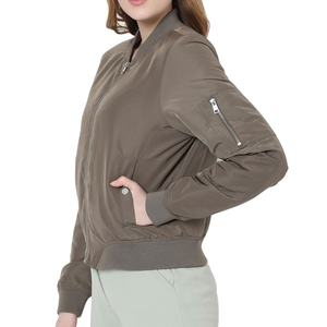 2025 nuevas chaquetas Letterman para mujer, todo Satén de poliéster, estilo bombardero rosa fuerte, chaquetas de béisbol informales para mujer, chaquetas de satén para mujer - Product Image 4