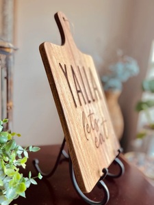 Planche à découper en bois de qualité supérieure Ramadan Mubarak gravée Premium Durable Écologique Plateau de cuisine Décoration festive - Product Image 4