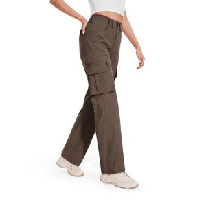 Pantalons cargo pour femmes tendance, best-sellers sur le marché en ligne, pantalons décontractés personnalisés en coton pour femmes avec poches latérales, fournisseur du Bangladesh - Product Image 5