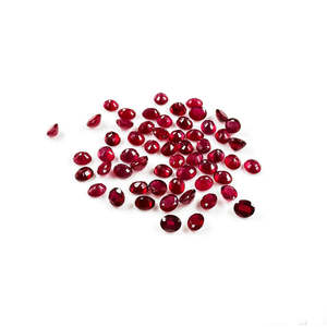 Rubis naturel de Bangkok, pierres précieuses en vrac, ovales calibrées 7x8mm 8x9mm, taille brillant, taille émeraude, taille coussin, taille poire, rouge créé en laboratoire - Product Image 1