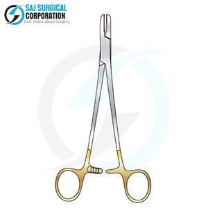 Disponible en acier inoxydable de taille de 5 pouces de porte-aiguille de contrat de couleur d'or pour des procédures dentaires et d'ophtalmologie de microchirurgie - Product Image 3