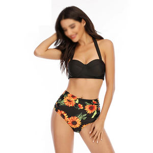 Maillot de bain une pièce en polyester/coton pour hommes bikini haut respirant col en V fermeture éclair logo personnalisé fabricant - Product Image 6