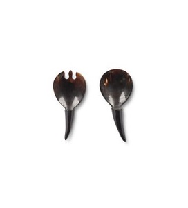 Couverts en corne de buffle naturelle uniques chauds Conception de forme personnalisée écologique pour la cuisine et l'hôtel Poli unique poli - Product Image 4