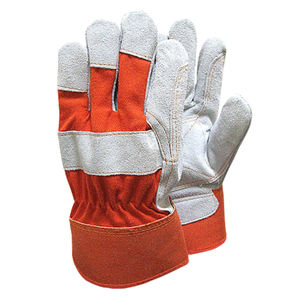 Gants de sécurité à double paume en cuir de mouton fendu à usage intensif OEM - Product Image 5