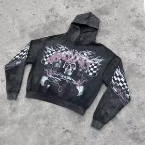 เสื้อฮู้ดผ้าฝรั่งเศสเทอร์รี่สำหรับผู้ชายไซส์ใหญ่พิเศษมี H-641 450แกรม2025 - Product Image 4