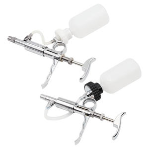 Jeringa Doble Veterinaria Automática para Ganado Vacuno y Avícola, Capacidad de 5 ml, Reutilizable, SURGIGYNE International - Product Image 4