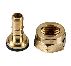 Raccordo per tubo con guarnizione e dado 21.8 sinistro (Comgas 1346-R) - Product Image 1