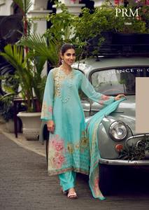 Venta al por mayor de suministro a granel de gran variedad de trajes Salwar de algodón de césped con impresión digital OEM ODM listo para fiesta Kameez hecho en La India - Product Image 5