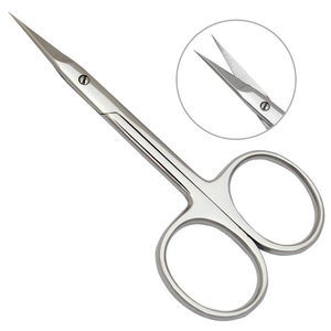 Micro Ciseaux à Courbe Russe Extra Sharp Ciseaux à Broder à Action de Printemps pour Couper les Cuticules des Sourcils Ciseaux de Manucure Pointus - Product Image 1