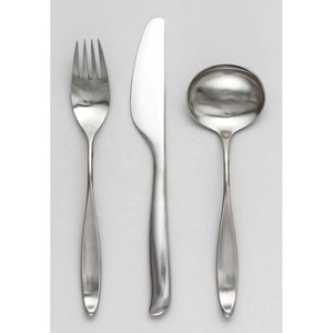 Couverts plaqués argent ustensiles de cuisine couteau à dîner cuillères et fourchette couverts ensemble cadeau de mariage avec longue nouvelle poignée de conception - Product Image 1