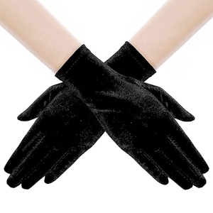 ถุงมือกำมะหยี่ออกแบบได้ตามต้องการสำหรับผู้หญิงถุงมือจัดเลี้ยงชาปาร์ตี้เต้นรำในโอกาสพิเศษ - Product Image 1