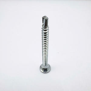 M4 #7 Metric Flat Head Self-Drilling Screw DIN 7504 ISO 15482 Carbon <b>Steel</b> Zinc Plated THV Vietnam - Product Image 5