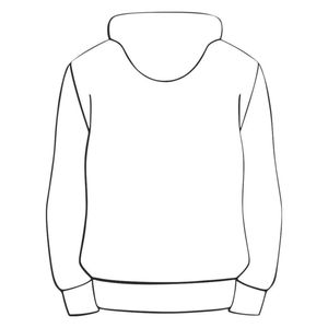 Sudadera con Capucha Blanca KAP, Mezcla de Algodón Premium, Ropa de Fraternidad Griega, Personalizada, Divine Nine HBCU, Ropa de Estilo Urbano - Product Image 3