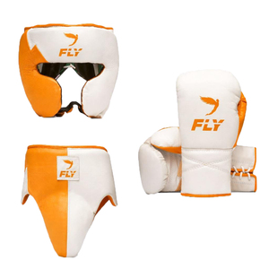 Kit de Sparring de Boxe Fly en Cuir Véritable avec Gants, Casque et Protection du Groin – Prix de Gros OEM Prêt à Expédier - Product Image 6