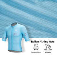 Maillot de Ciclismo Azul Darevie con Logotipo Personalizado de Fábrica, para Hombre, Absorbente de Humedad, Antibacteriano, Tejido de Malla Italiana, Ropa de Ciclismo Azul