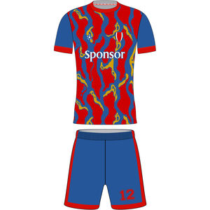 Nouveaux maillots de football et uniformes d'équipe de conception personnalisée Kits de joueurs vêtements de sport en polyester 100% respirants à séchage rapide - Product Image 1