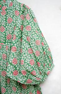 2023 Best Quality <b>Printed</b> Women's Long Maxi <b>Dress</b> Partywear with Button Decoration Washable Fabric-Direct <b>Indian</b> Manufacturer - Product Image 4