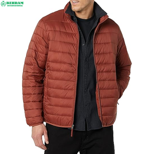 Men's Eco-Friendly Windproof High Street Style Puffer <b>Jacket</b> Winter Outdoor Wear 2024 <b>Zipper</b> Side Zip <b>Pockets</b> - Product Image 4