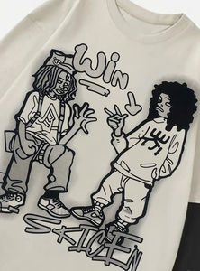 Personnalisé Broderie Boxy Sweat Surdimensionné pour Hommes Respirant Manches Longues Ras Du Cou Taille 6XL Vêtements - Product Image 5