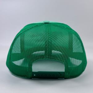 หมวกแก๊ปโฟม ODM แบบขายส่ง ปักโลโก้ 3 มิติ เชือกสีเขียว ปีกหมวกแบบเชือก สำหรับผู้ชายและผู้หญิง แฟชั่น นักปั่นจักรยาน ฮิปฮอป อินจาเอ วินา - Product Image 5