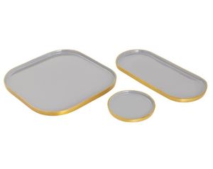 Nouveauté Plateau de service de luxe en métal fait à la main Bol à fruits décoratif en émail pour la fête du plateau de service au chocolat - Product Image 1