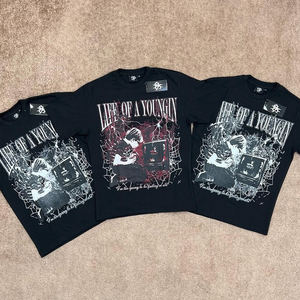 T-shirt à manches courtes et col rond pour homme, 100% coton, écologique, imprimé à l'écran, design uni, séchage rapide, respirant - Product Image 1