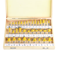 Jeu de 35 embouts de toupie en carbure personnalisable 1/4 \ "1/2 \" tige CNC fraisage travail du bois transport Durable pour étui ODM OEM