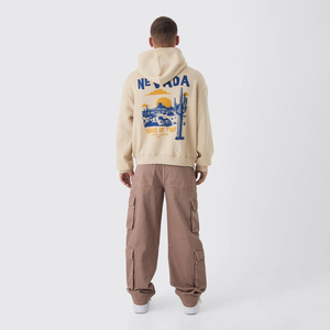 Sweat-shirts décontractés pour hommes, écologiques, en mélange polyester/coton, logo personnalisé, pull à capuche, veste chaude d'hiver, vente en gros OEM - Product Image 5