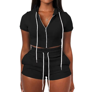 Nouveau concepteur décontracté personnalisé vêtements de détente élégant confortable ensemble court d'été pour femmes - Product Image 5