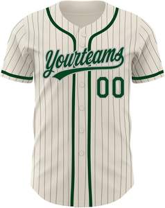 Jersey de béisbol de sarga de aparejos, camisa abotonada de softbol personalizada, aparejos sublimados, sarga, nombre, número, uniformes de equipo bordados - Product Image 4