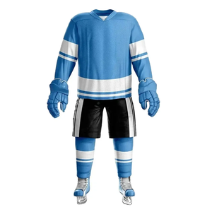 ชุดฮอกกี้น้ำแข็งแบบสลิมฟิตสั่งทำขายส่ง ผลิตในปากีสถาน ดีไซน์แบบซับลิเมชั่น สวมใส่สบาย ปี 2024 - Product Image 2