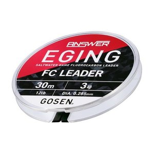 GOSEN ANSWER Eging FC Leader สายตกปลา 30 ม. (รุ่น: 1.75/2/2.5/3) - Product Image 1