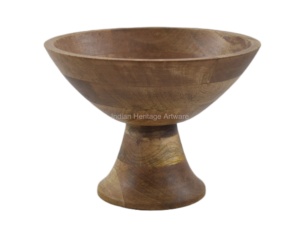 Tazón de Madera Estilo Americano Hecho a Mano Más Vendido para Servir Ensaladas, Frutas y Alimentos - Precio Directo de Fábrica - Diseño Simple - Multiusos - Product Image 6