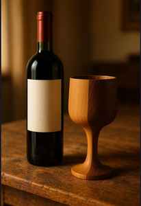 wooden <b>wine</b> <b>glass</b> - Product Image 4