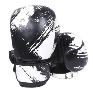 Guantes de boxeo profesionales hechos de cuero Premium que absorbe la humedad para el cierre Colores personalizados Logo Tamaños 8oz-16oz Modelo - Product Image 4