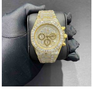 Montre présidentielle Iced Out Moissanite | Design squelette de luxe VVS | Vente en gros approuvée - Product Image 5