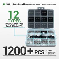 Pack de vis Phillips spéciales pour la réparation de téléphones Android SpareScrew12, compatible avec 98% des téléphones Android